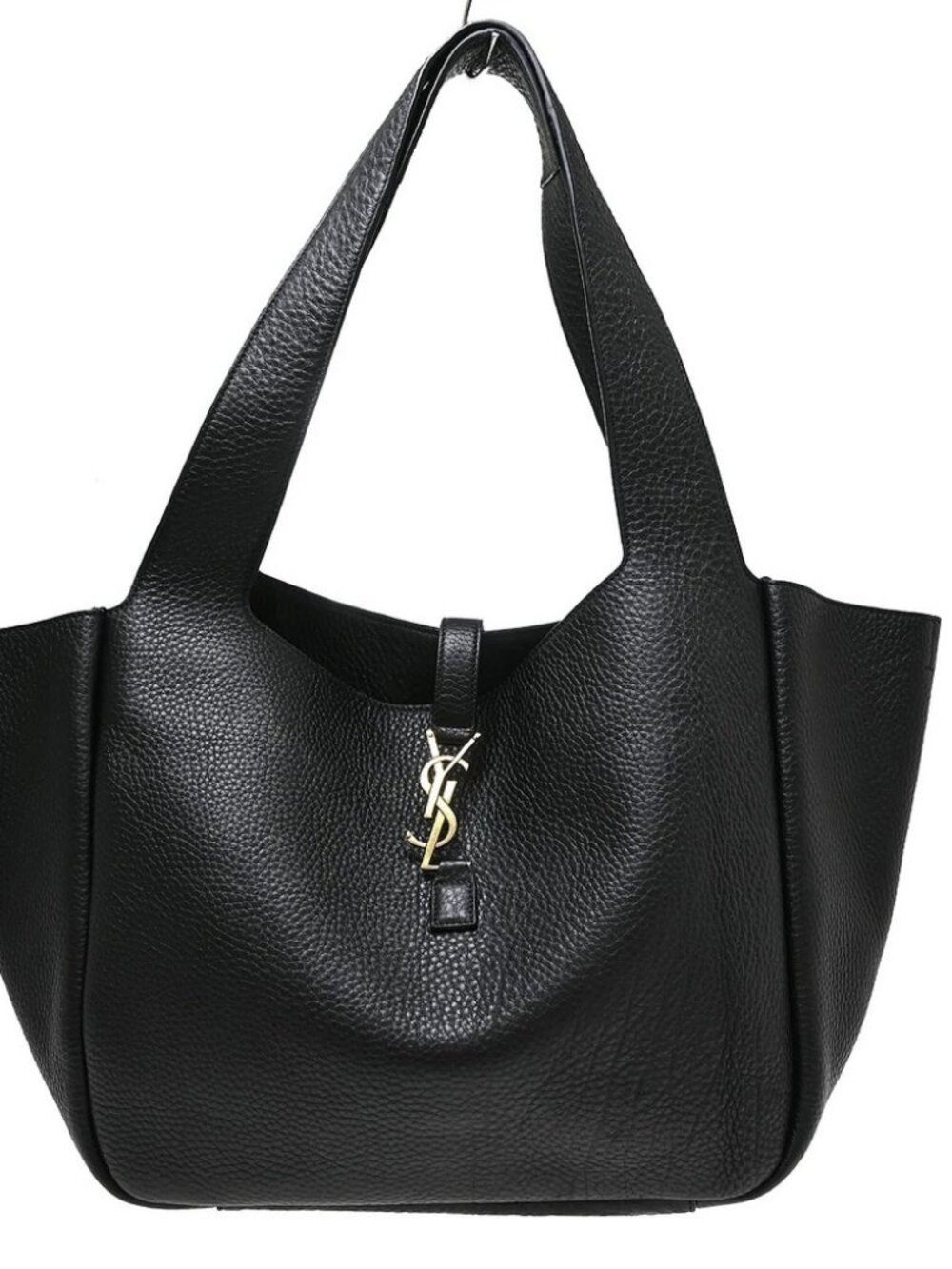 Saint Laurent Black Le 5 a 7 Bea Tote Bag